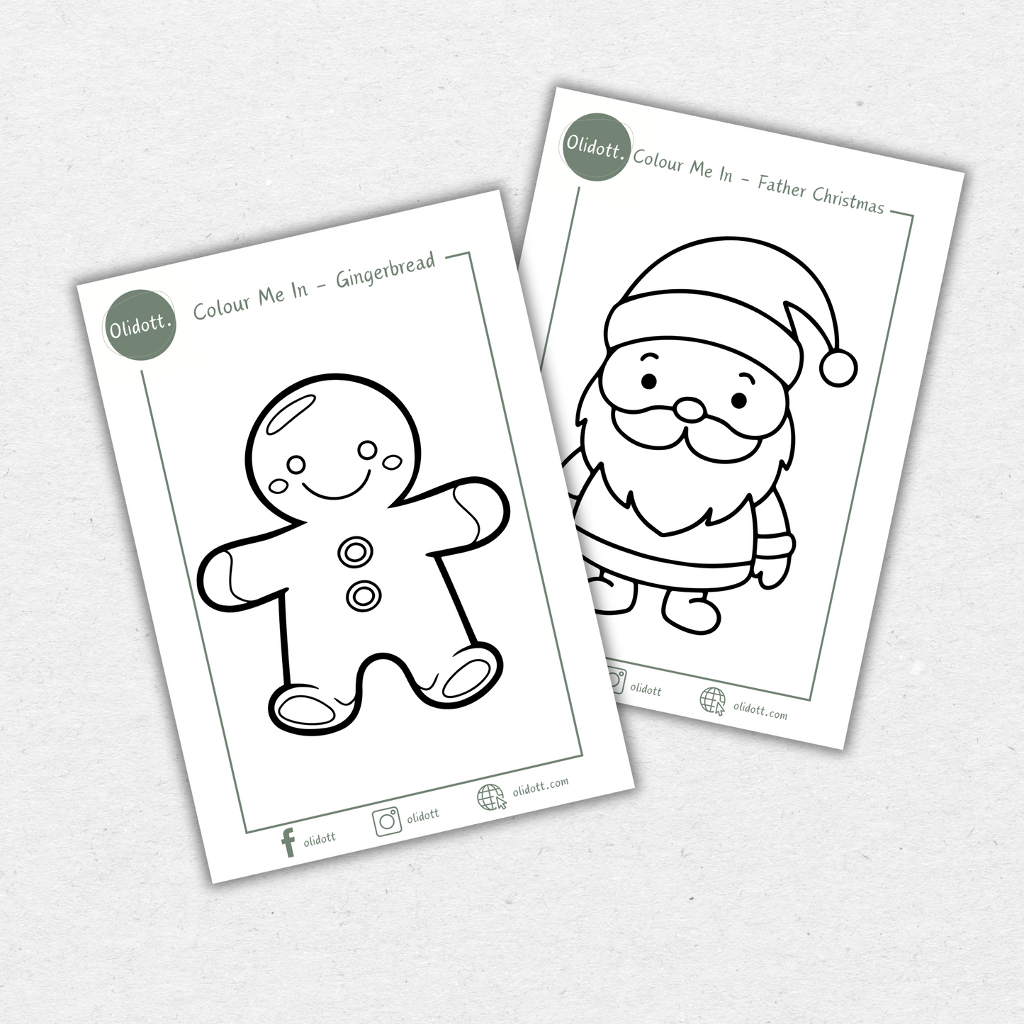 Christmas Colouring Pack - Digital Download